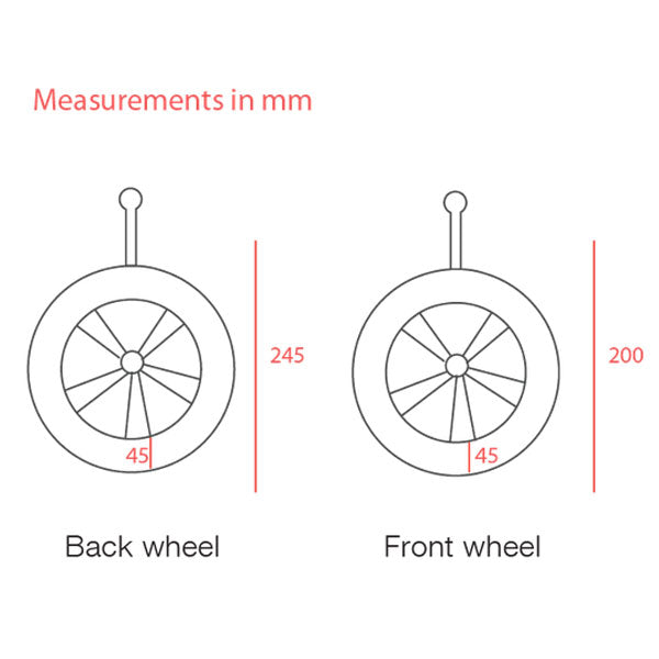Valco Baby Sports Pack Air Tyres (Snap 4, Snap Duo, Snap Ultra, Snap Ultra Duo, Velo)