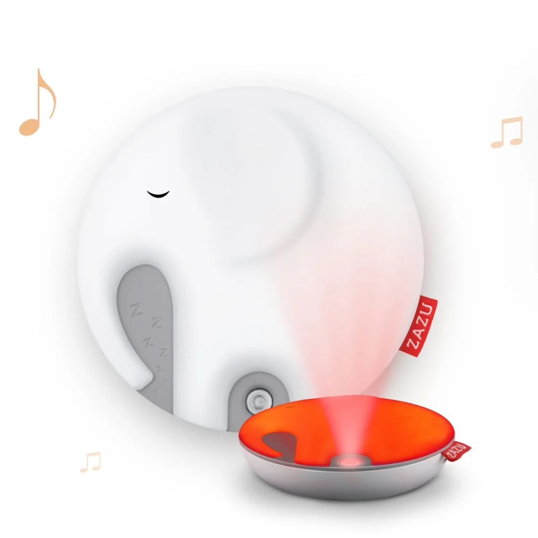 Zazu Emmy The Elephant Breathing Light with Nightlight & Sound Machine
