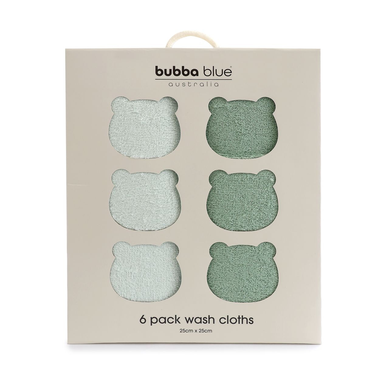 Bubba Blue Sundae Face Washers 2pk
