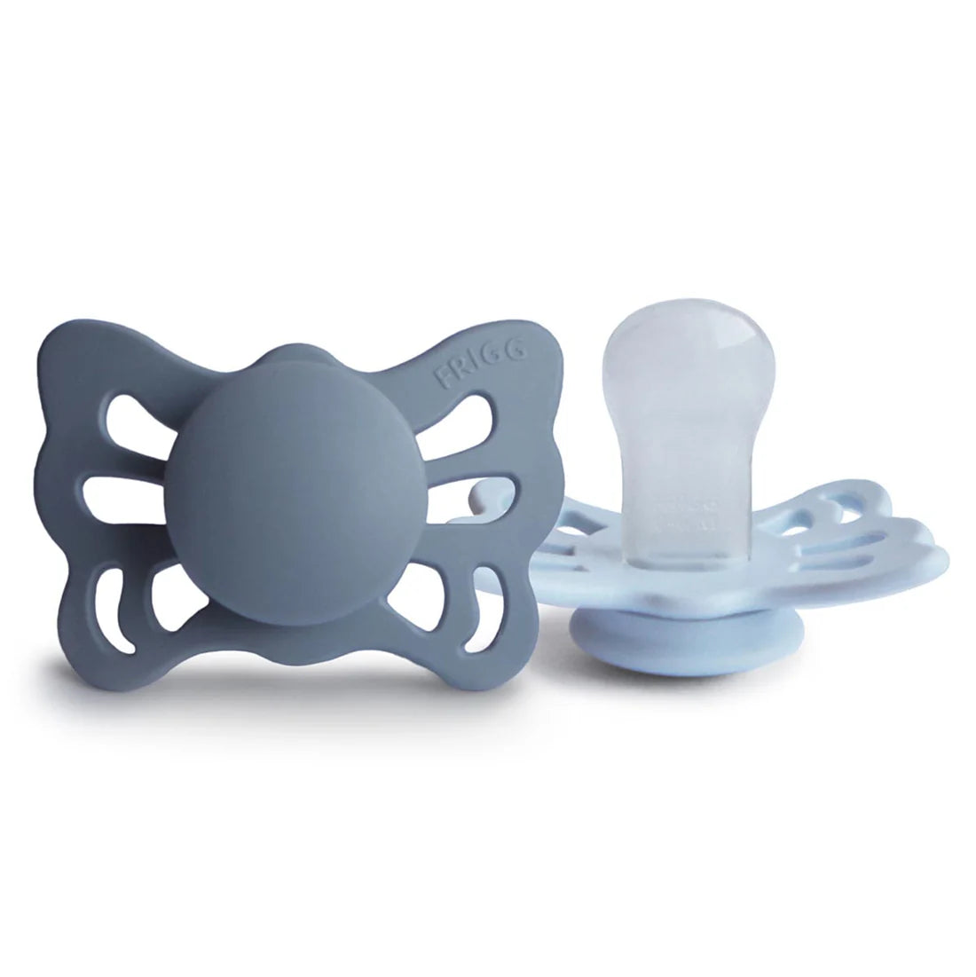 Frigg Butterfly Silicone Pacifier 2pk Size 1 (0-6 Months)