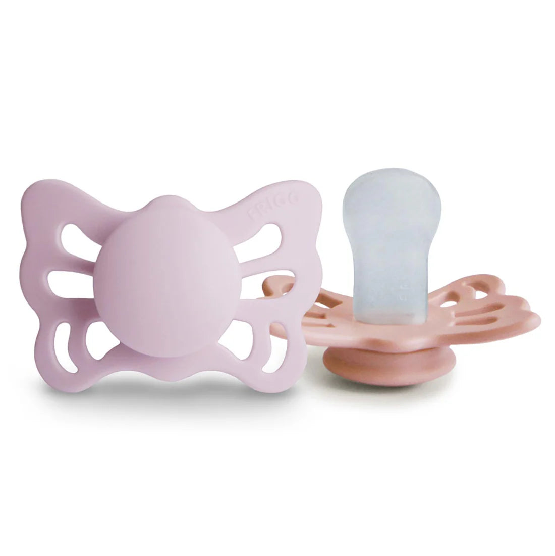 Frigg Butterfly Silicone Pacifier 2pk Size 1 (0-6 Months)