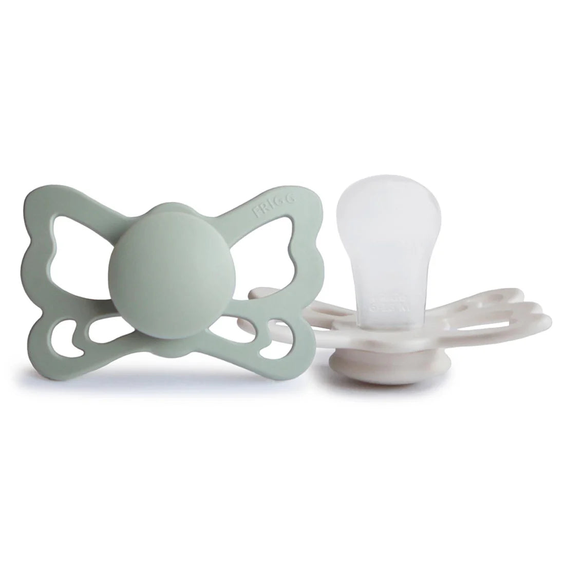 Frigg Butterfly Silicone Pacifier 2pk Size 2 (6-18 Months)