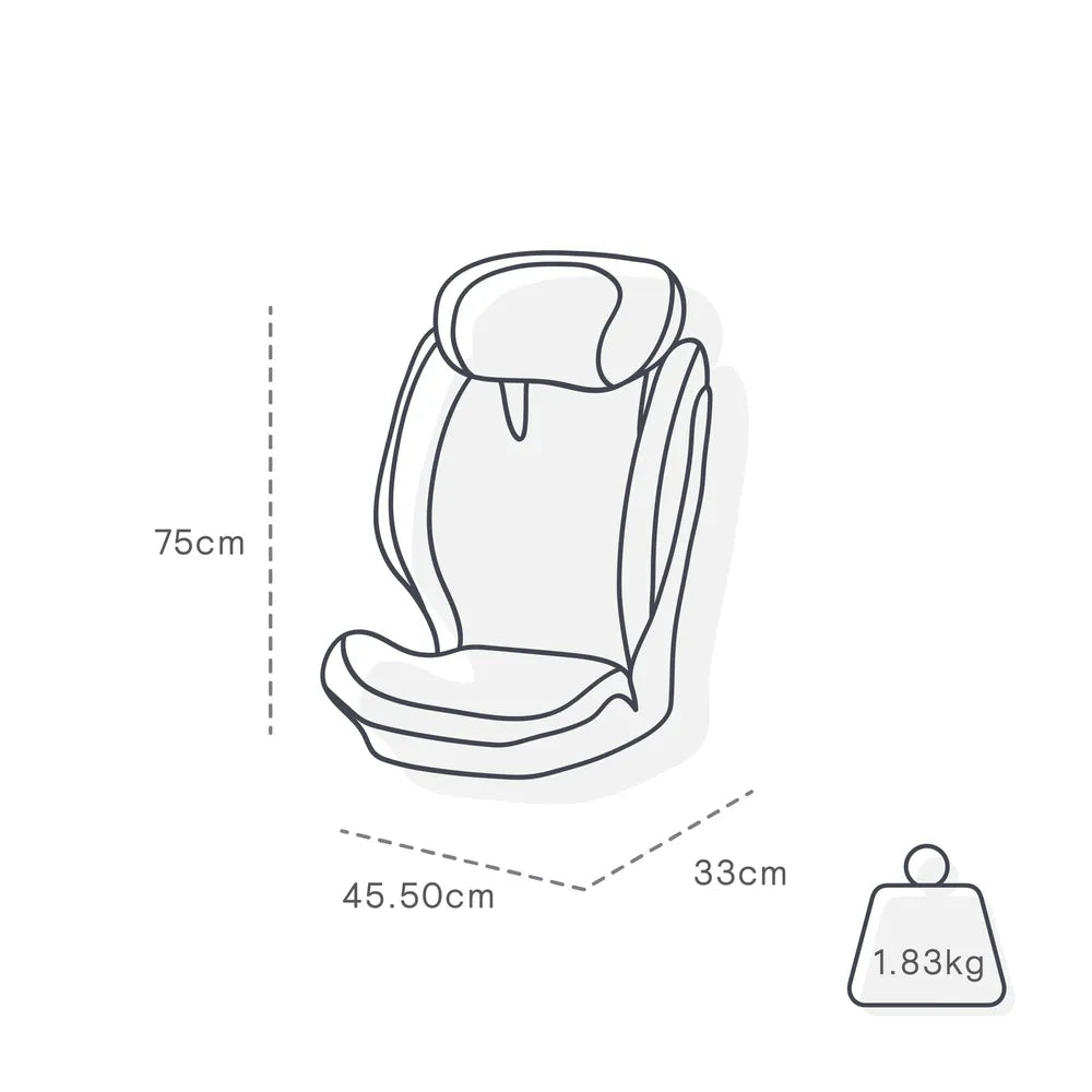Britax Safe n Sound Tourer Booster Seat Buff Black
