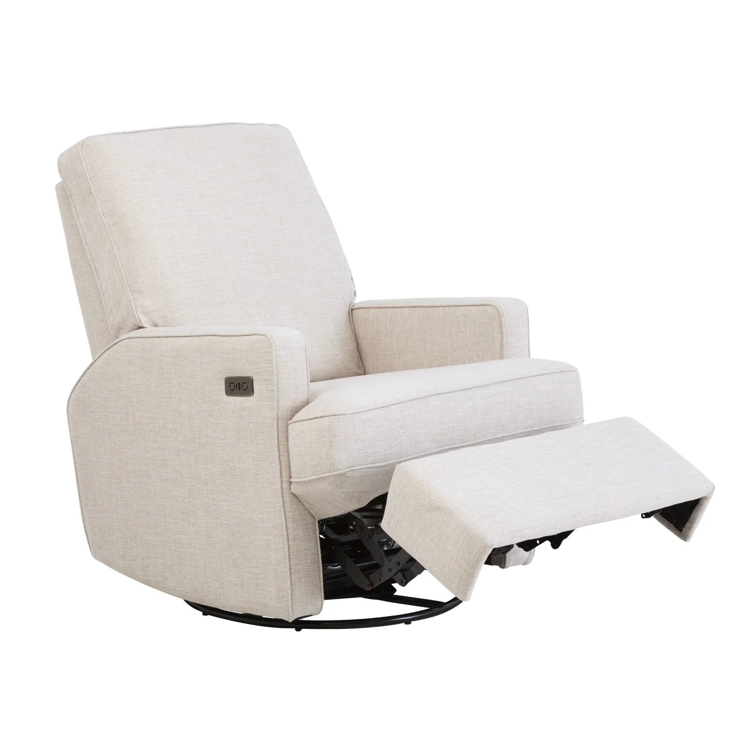 Il Tutto Quinn Electric Recliner Glider Chair Egg Shell