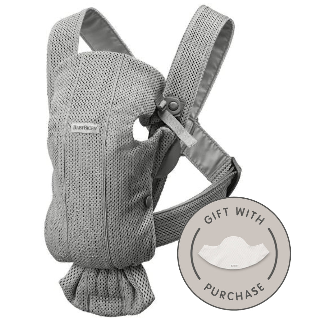BabyBjorn Baby Carrier Mini Grey 3D Mesh