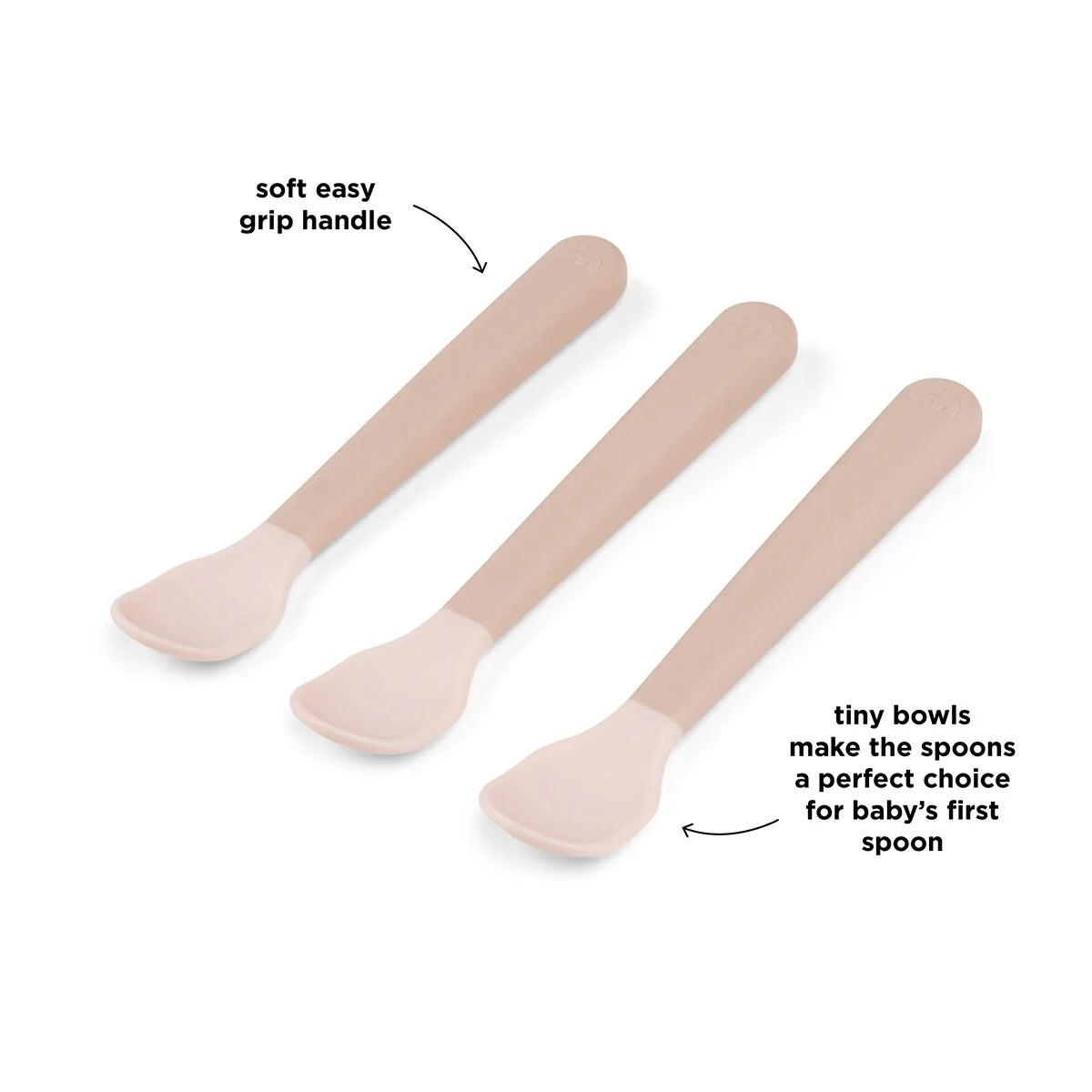 Done By Deer Foodie Easy-Grip Spoons 3 Pack