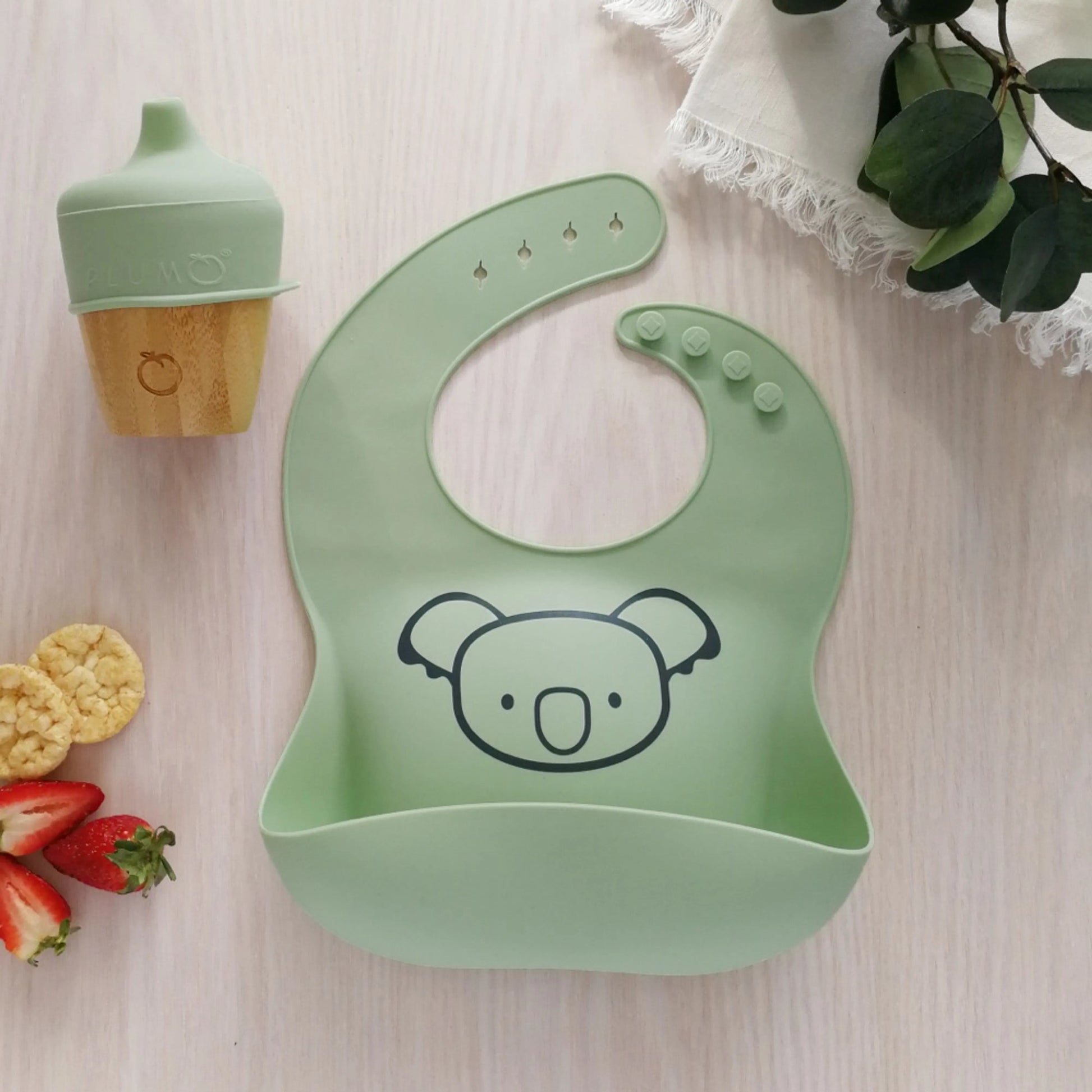 Silicone baby bib