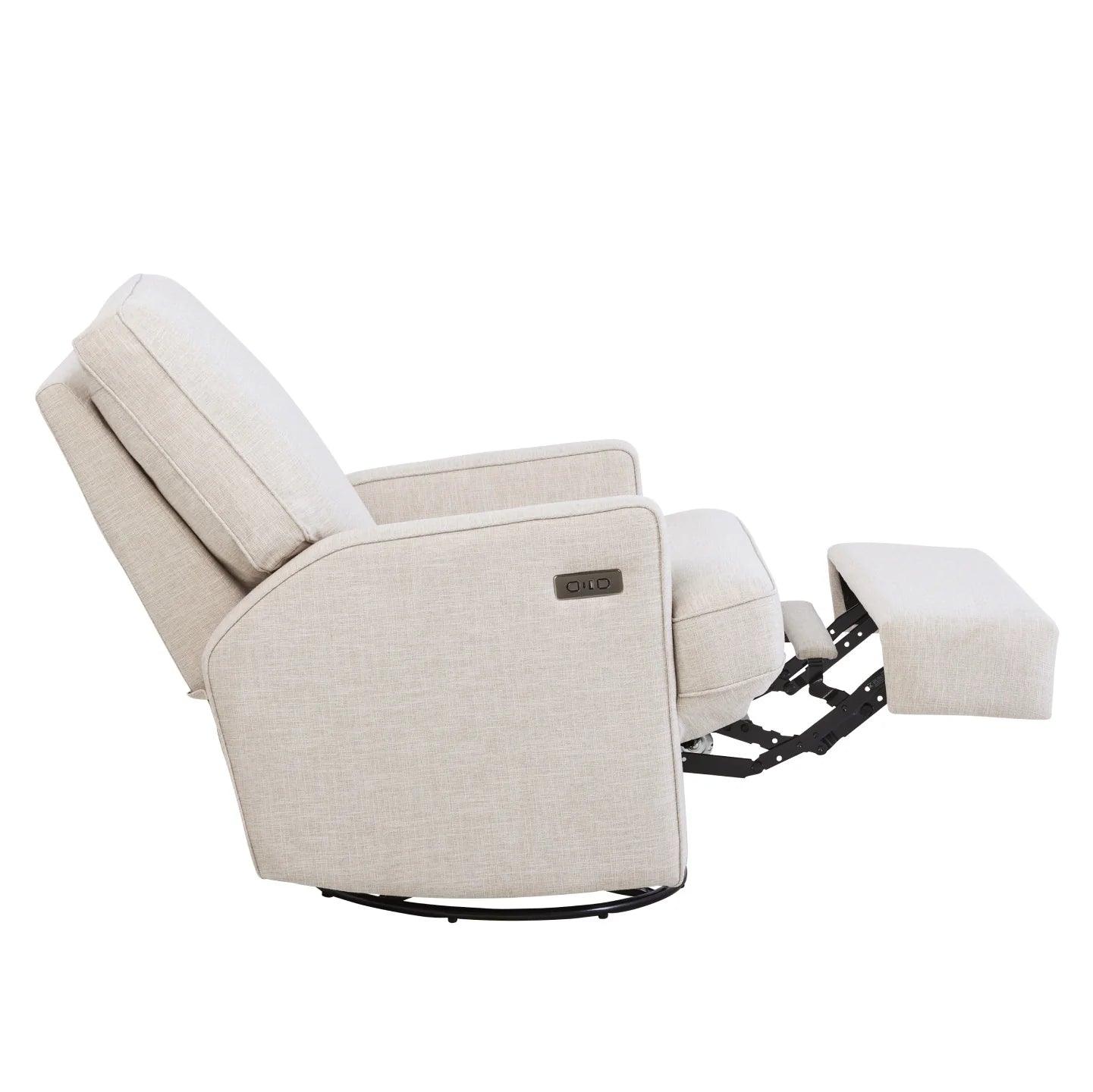 Il Tutto Quinn Electric Recliner Glider Chair Egg Shell