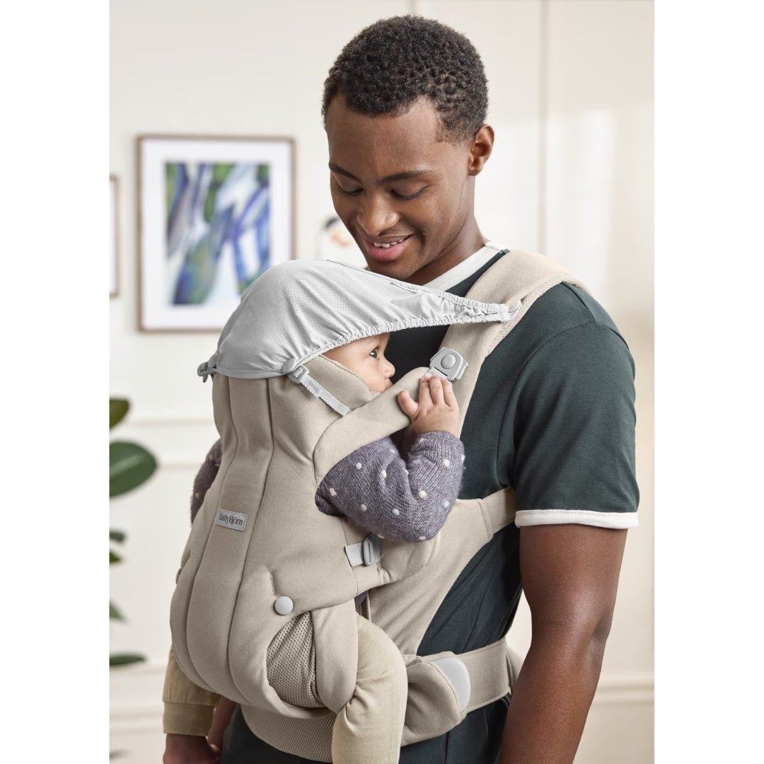 BabyBjorn Baby Carrier Hold Brushed Woven