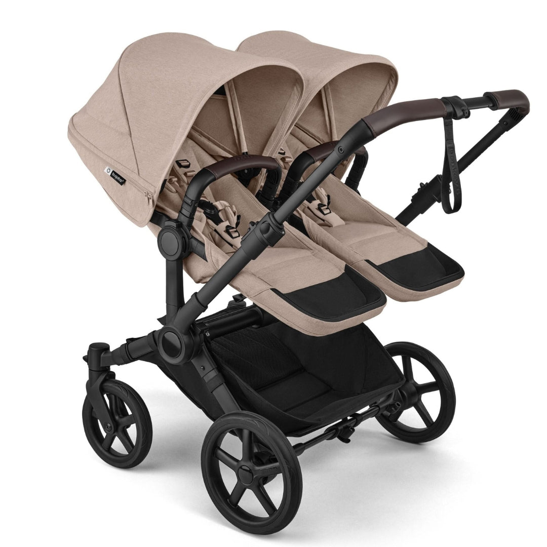Bugaboo Donkey 6 Twin Pram TRAVEL SYSTEM (includes 2 x Bugaboo Turtle car seats with base & adaptors)
