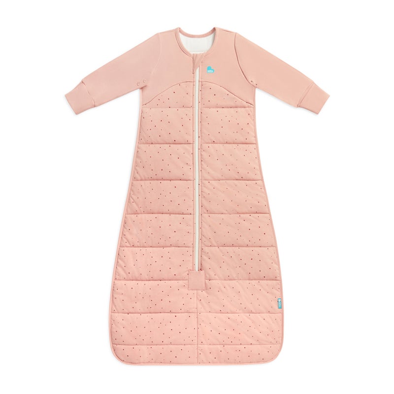 Love To Dream Quilted Stretch Cotton Sleep Bag 2.5Tog 6-18m Pebbles Rose