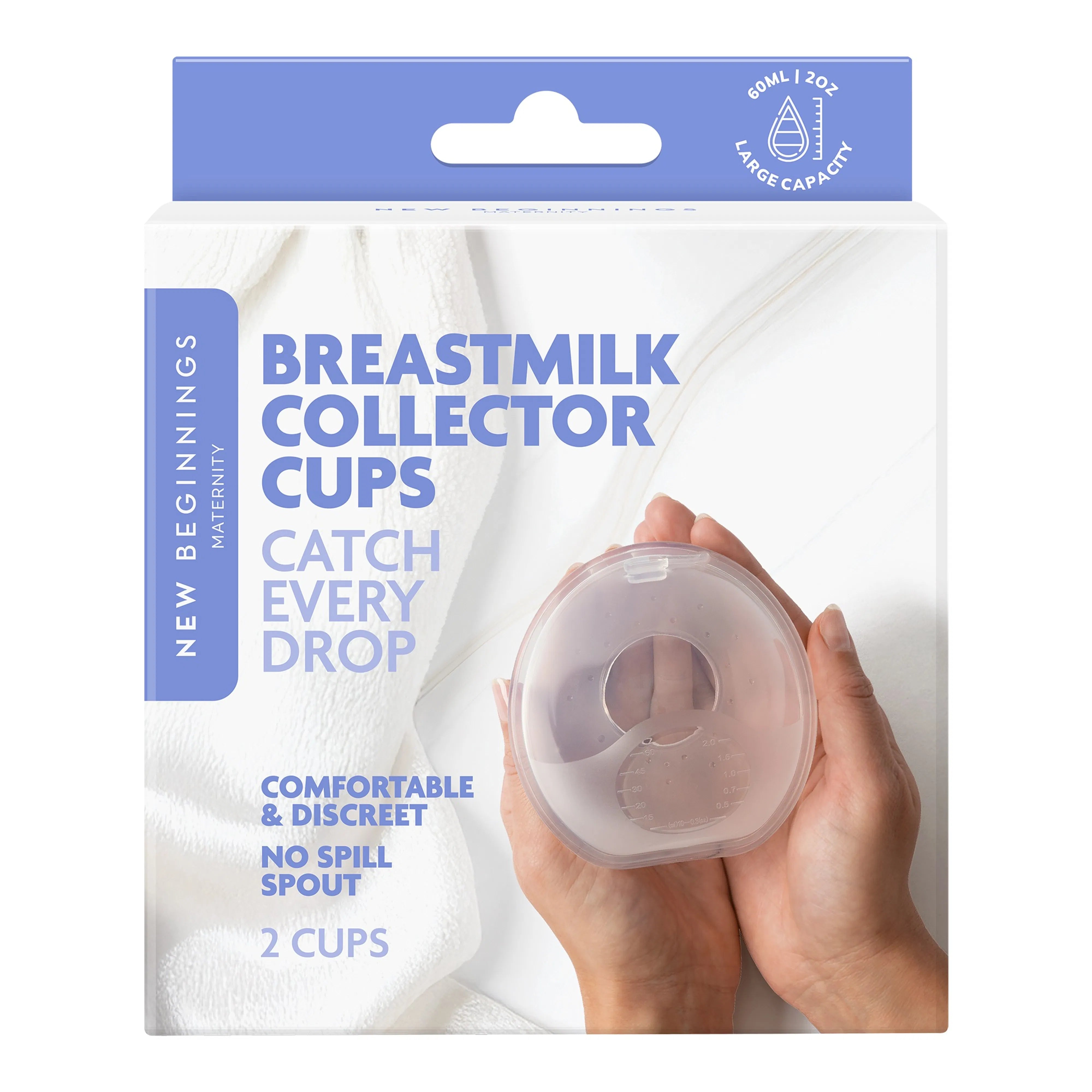 New Beginnings Breastmilk Collectors 2pk