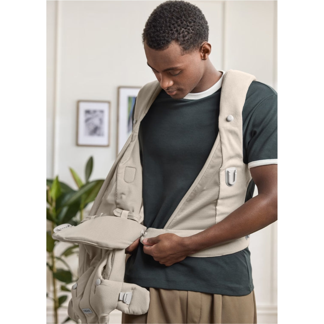 BabyBjorn Baby Carrier Hold Brushed Woven
