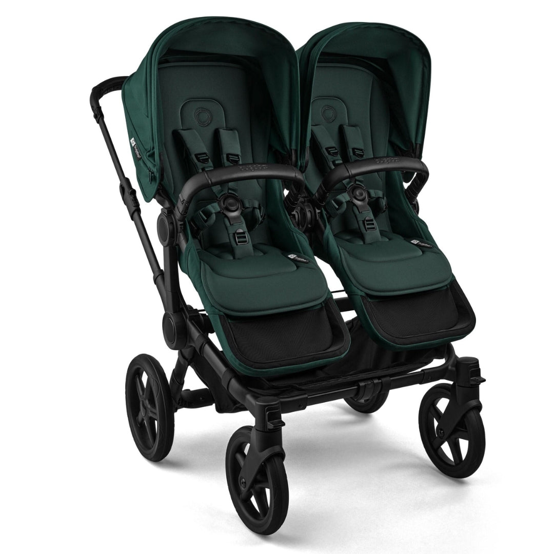 Bugaboo Donkey 6 Twin Pram TRAVEL SYSTEM (includes 2 x Bugaboo Turtle car seats with base & adaptors)