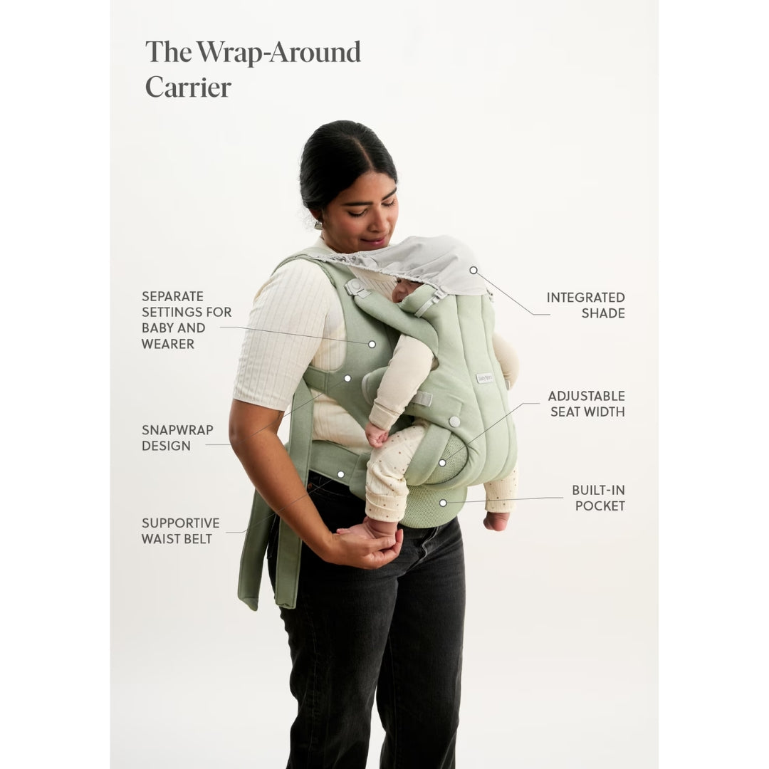 BabyBjorn Baby Carrier Hold Brushed Woven