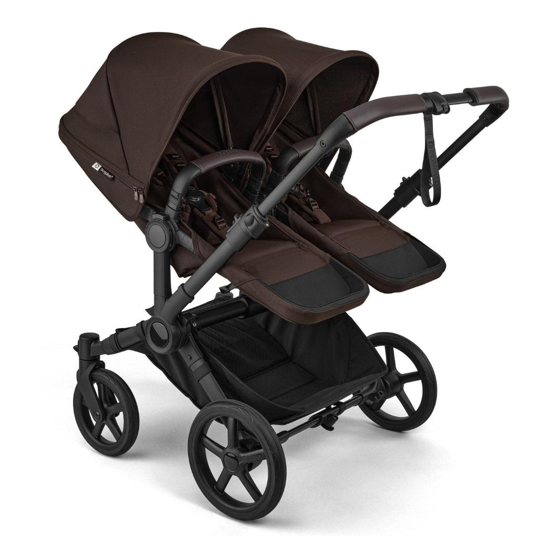 Bugaboo Donkey 6 Twin Pram TRAVEL SYSTEM (includes 2 x Bugaboo Turtle car seats with base & adaptors)