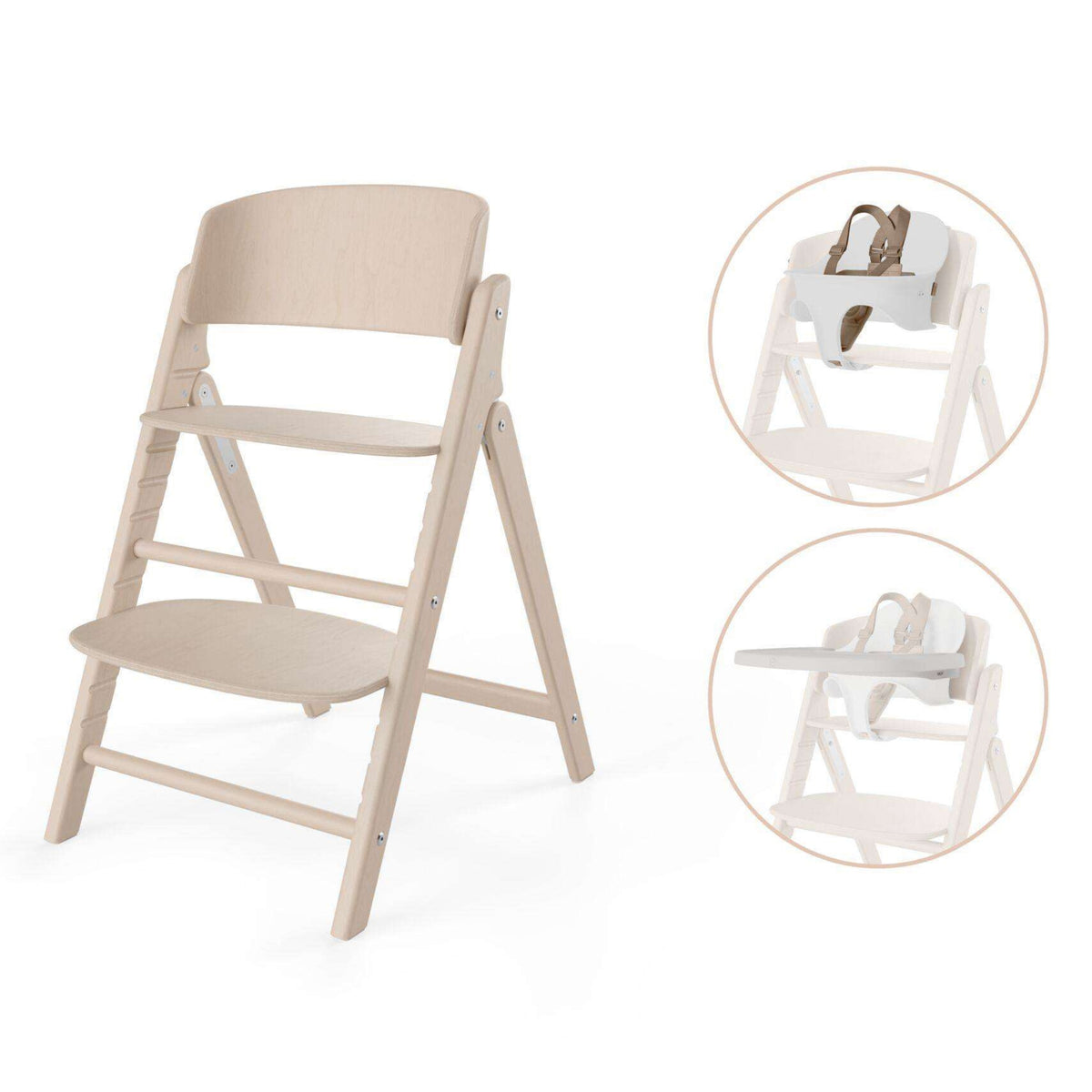 CYBEX Click & Fold 3 in 1 Foldable High Chair All Natural Light