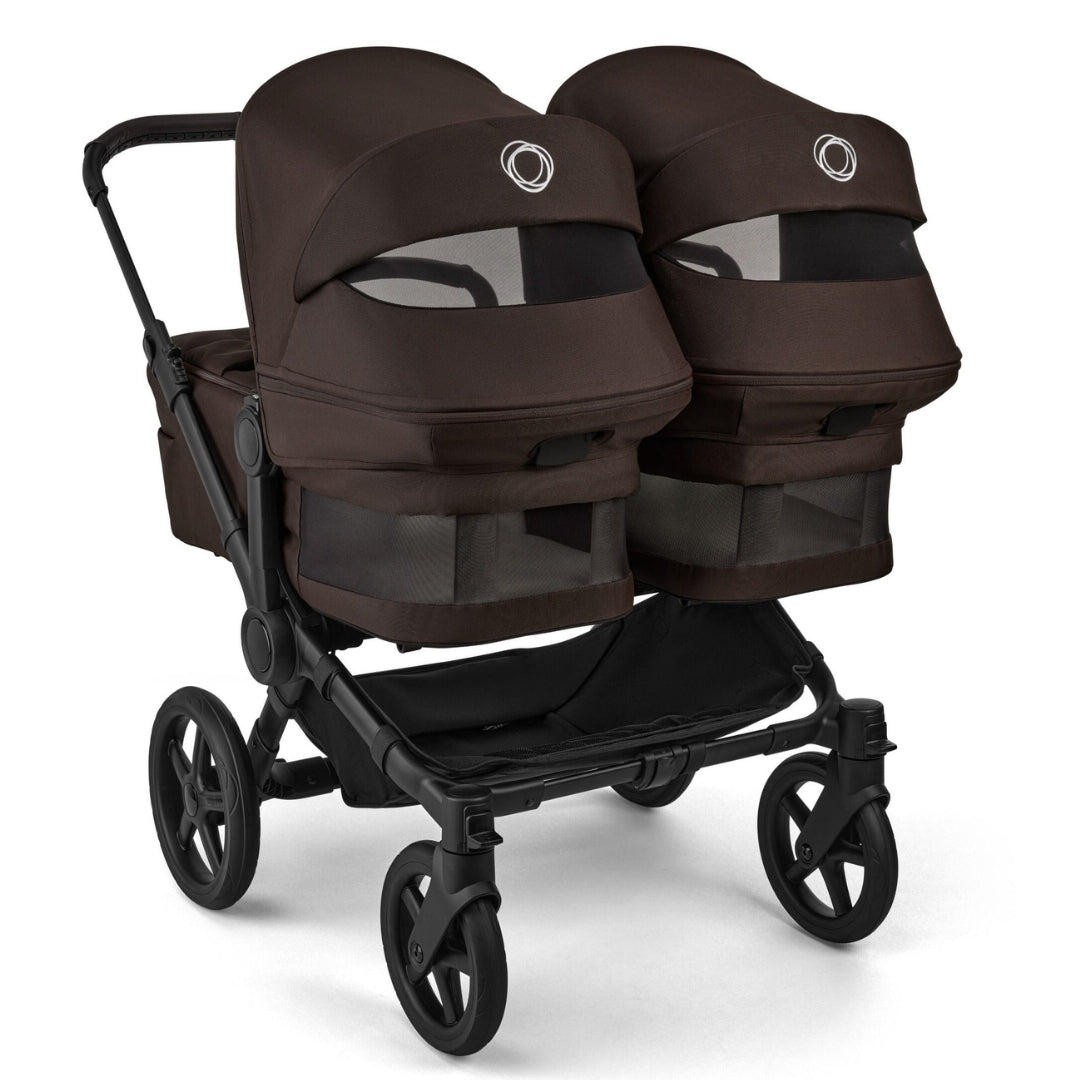 Bugaboo Donkey 6 Twin Pram TRAVEL SYSTEM (includes 2 x Bugaboo Turtle car seats with base & adaptors)