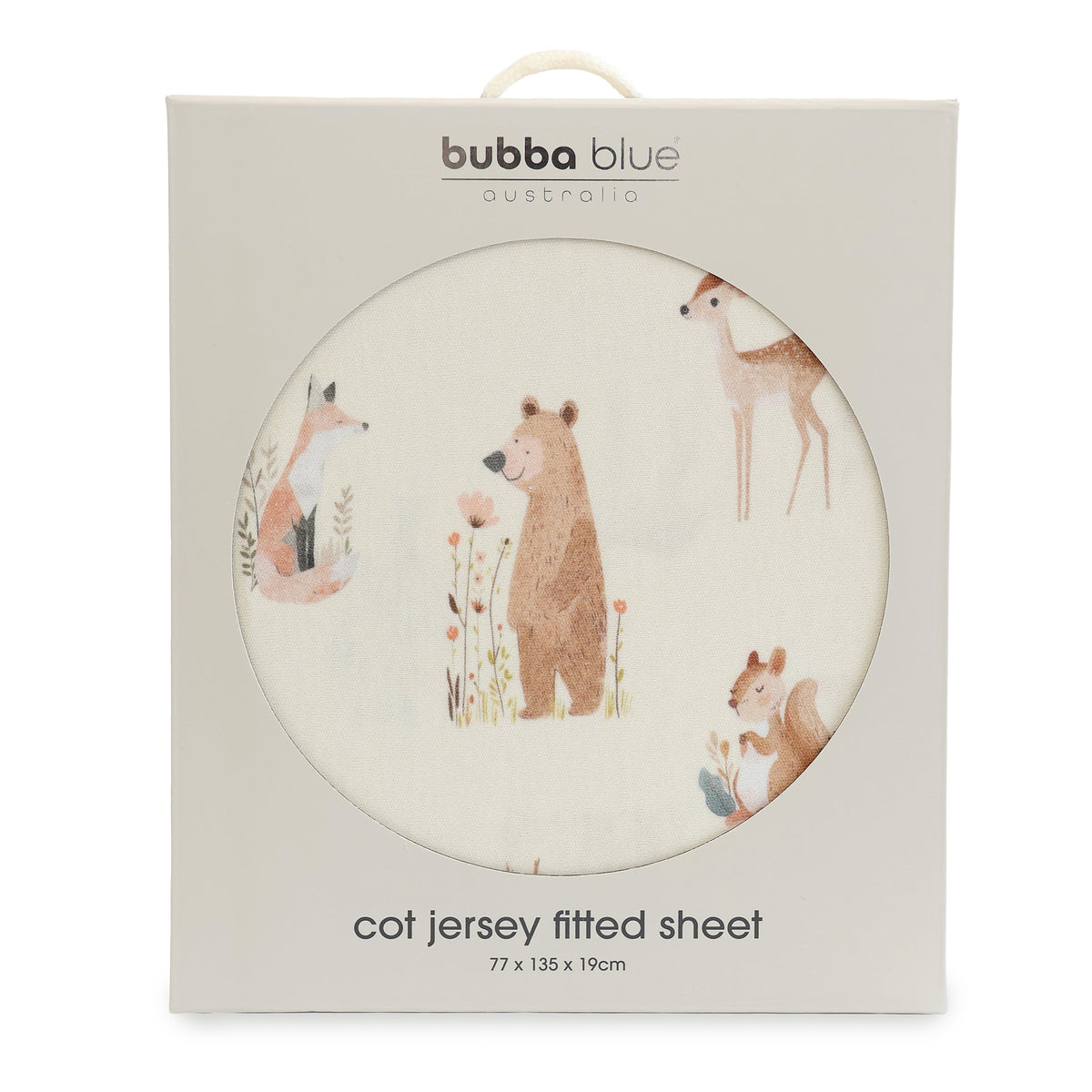 Bubba Blue Enchanted Jersey Cot Fitted Sheet