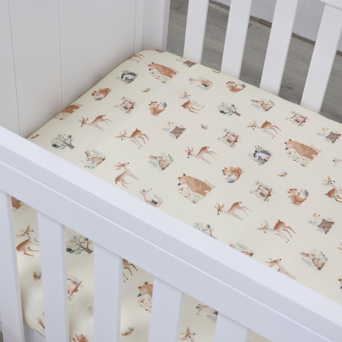 Bubba Blue Enchanted Jersey Cot Fitted Sheet