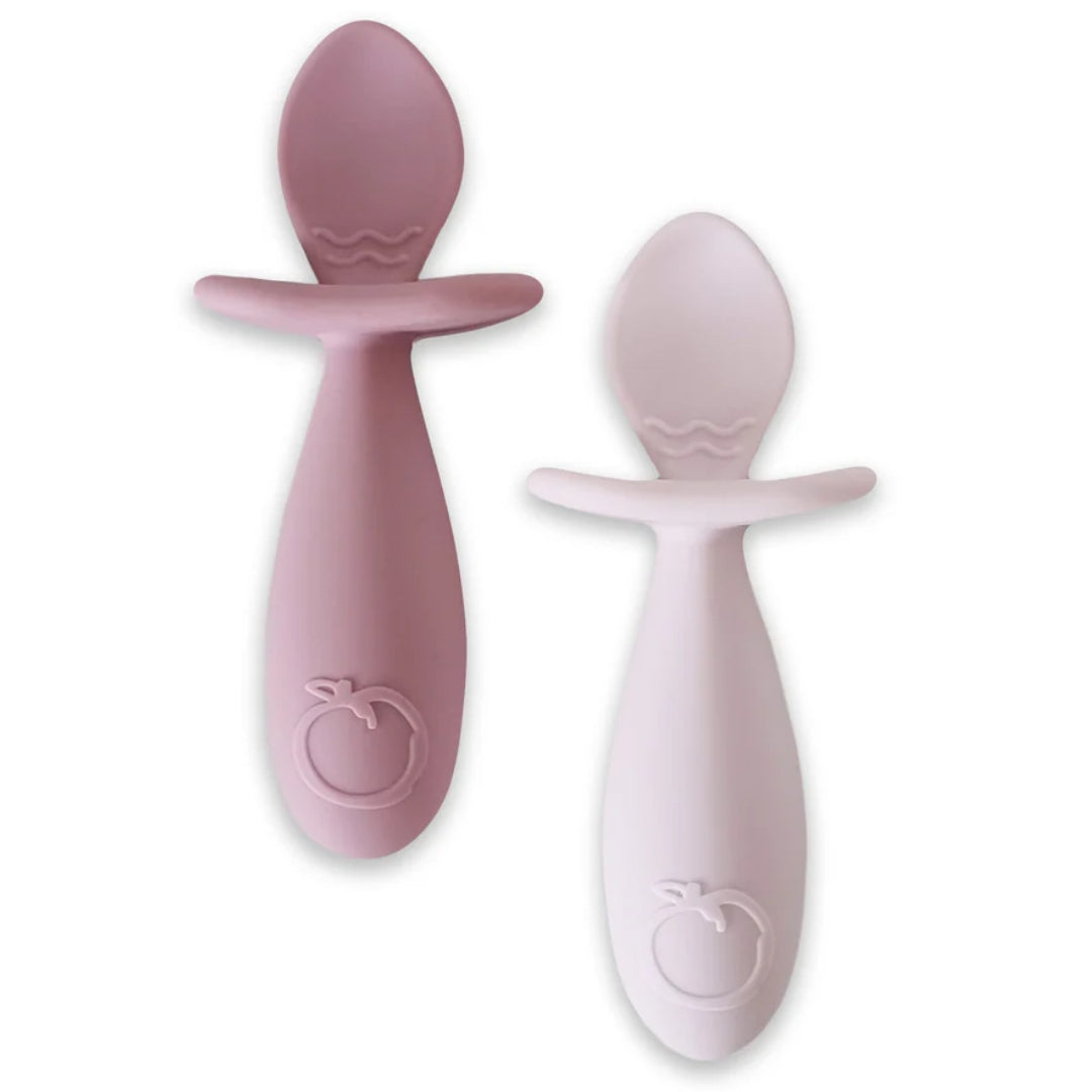 PLUM Silicone Easy Grip Spoon Set 2pk