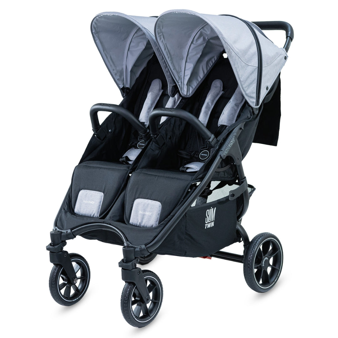 Valco Baby Slim Twin Series 2 Pram Steel Grey