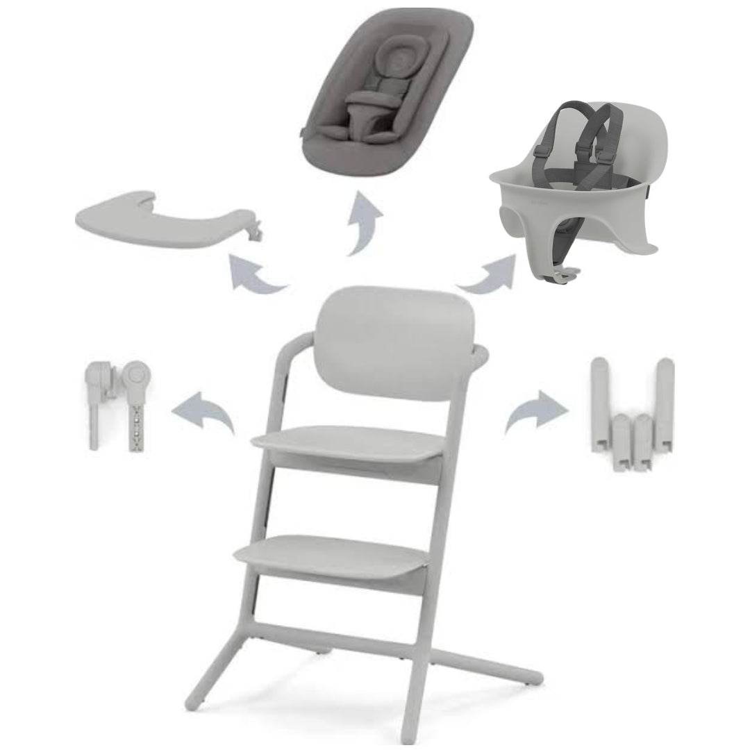 CYBEX Lemo2 High Chair 3 in 1 Newborn Bundle