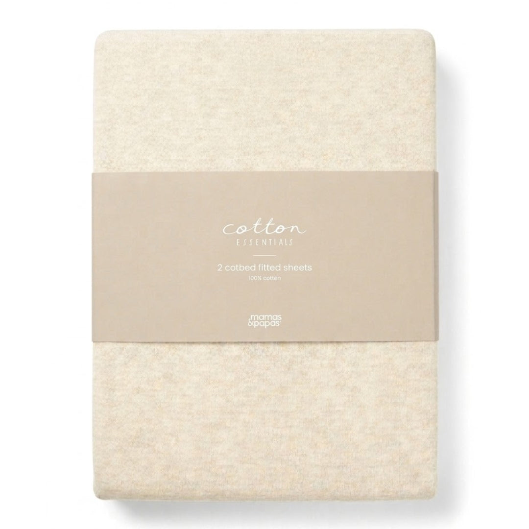 Mamas & Papas Cotton Cotbed Fitted Sheets 2pk