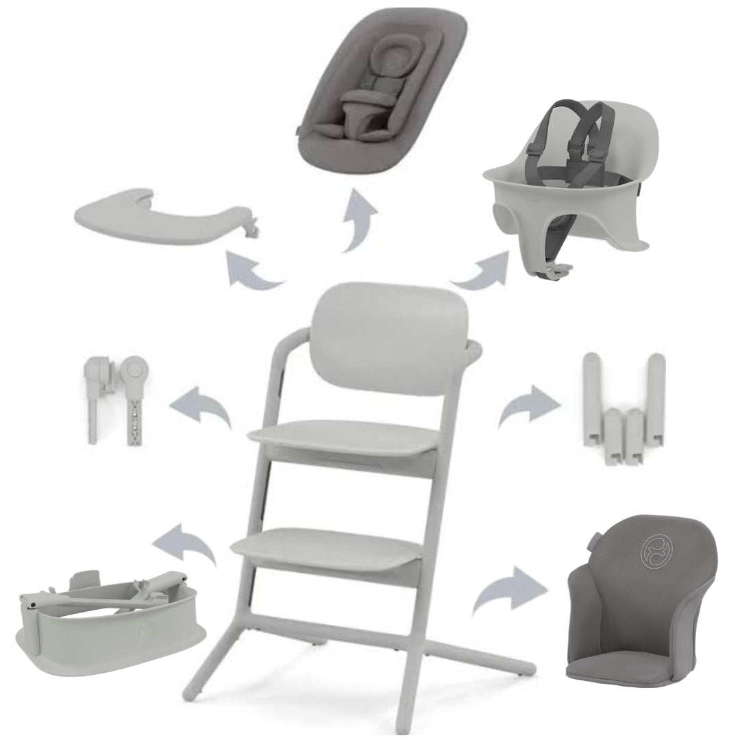 CYBEX Lemo2 High Chair 3 in 1 Ultimate Bundle