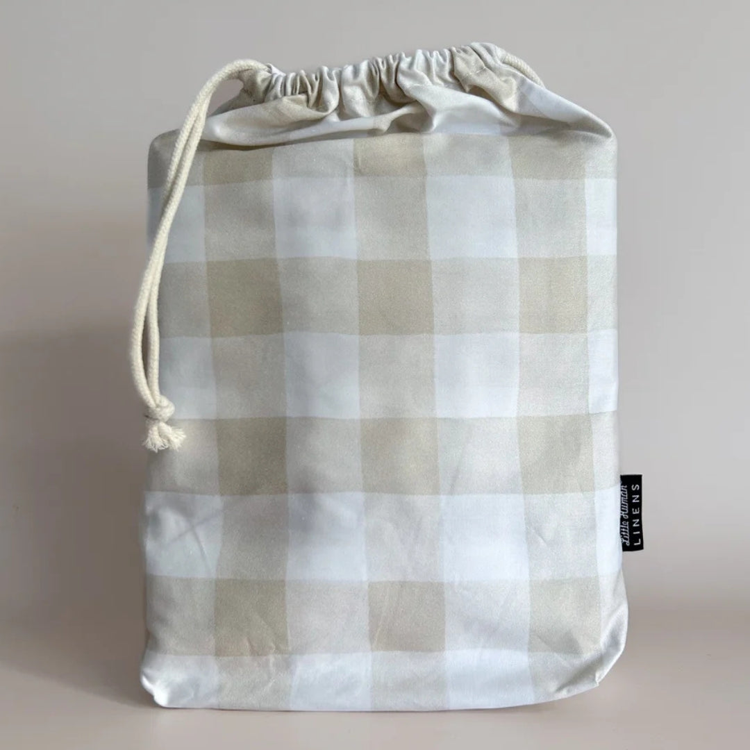 Little Human Linens Mini Cot Waterproof Sheet
