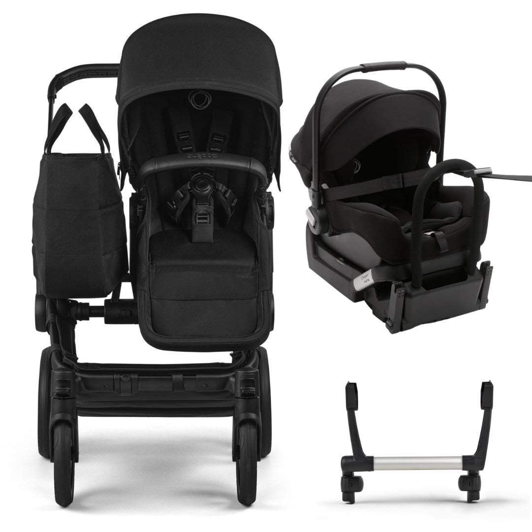 Bugaboo Donkey 6 Mono Pram TRAVEL SYSTEM (includes Bugaboo Turtle car seat with base & adaptors)