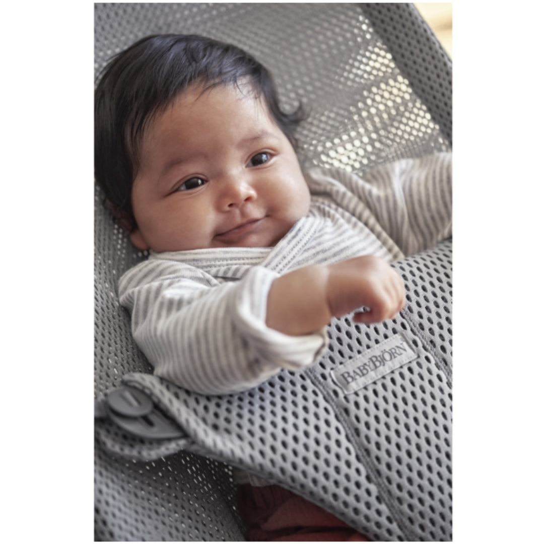 BabyBjorn Bouncer Bliss Air Grey Mesh