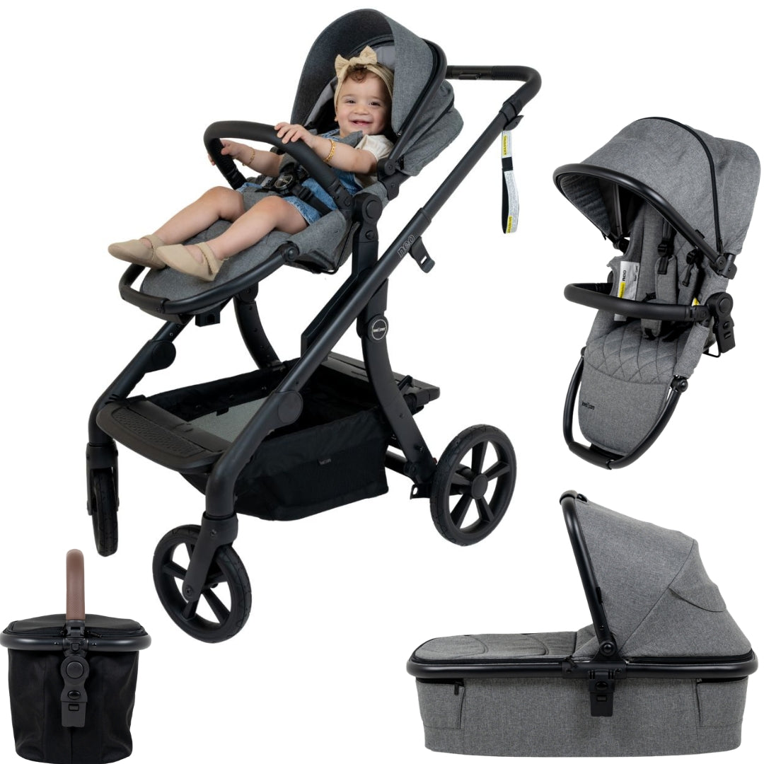 Love n Care Neo All-in-One Stroller Heathered Grey Package