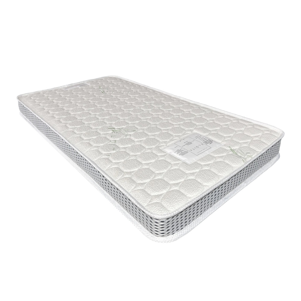 Eldita Luxury Bamboo Rolled Pocket Spring Cot Mattress (130 x 69 x 10cm)