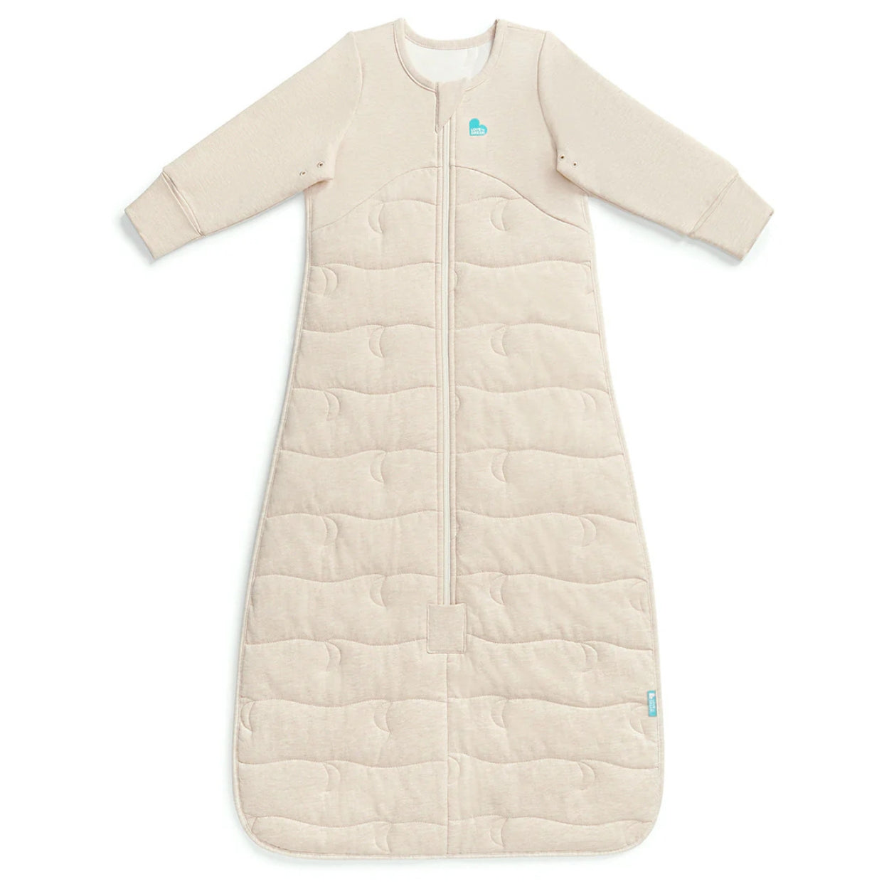 Love To Dream Quilted Stretch Cotton Sleep Bag 3.5Tog Oatmeal
