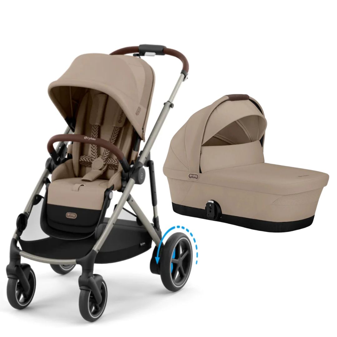 Cybex eGazelle S Pram + Gazelle S Carry Cot