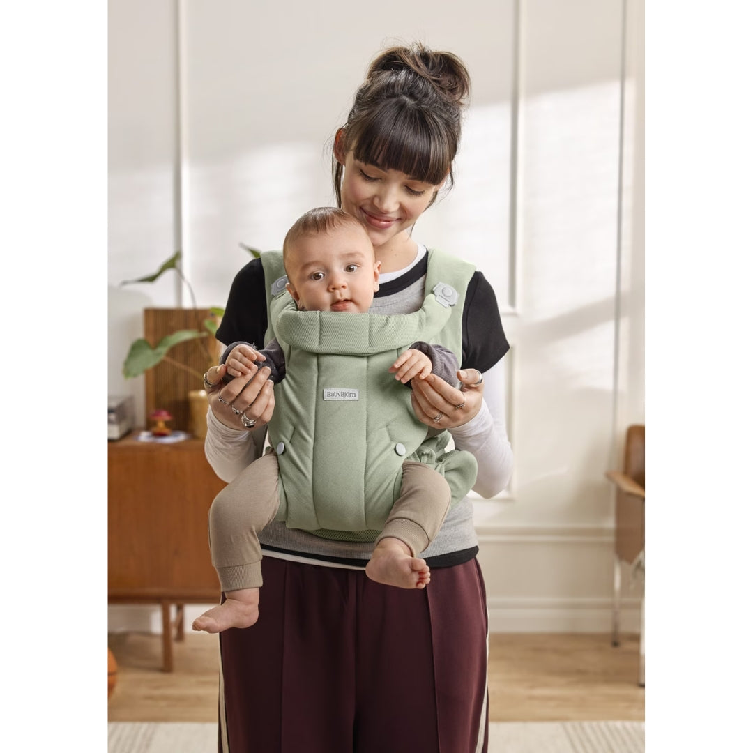 BabyBjorn Baby Carrier Hold Brushed Woven