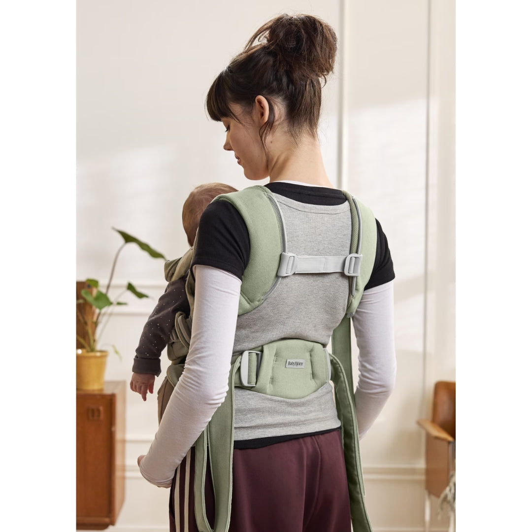 BabyBjorn Baby Carrier Hold Brushed Woven