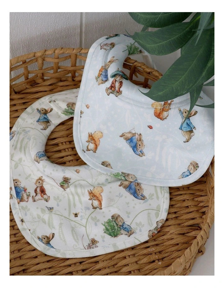 Bubba Blue Peter Rabbit Dribble Bibs 2pk
