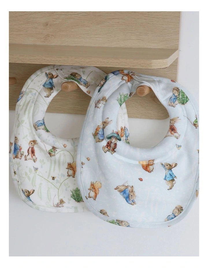 Bubba Blue Peter Rabbit Dribble Bibs 2pk