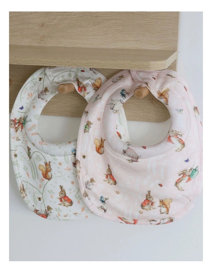 Bubba Blue Peter Rabbit Dribble Bibs 2pk