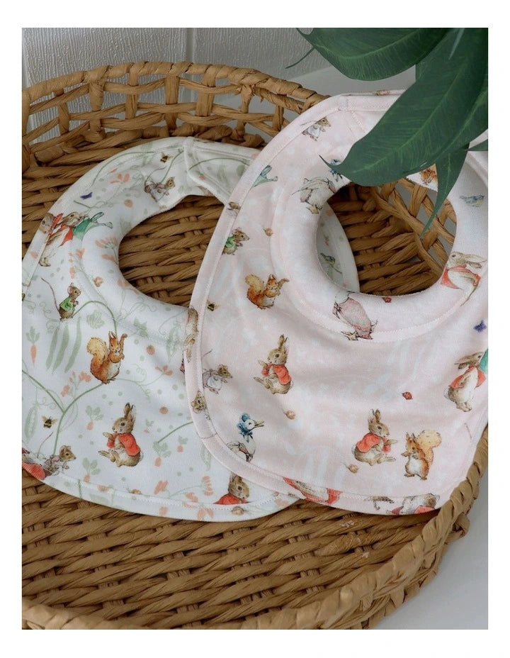 Bubba Blue Peter Rabbit Dribble Bibs 2pk