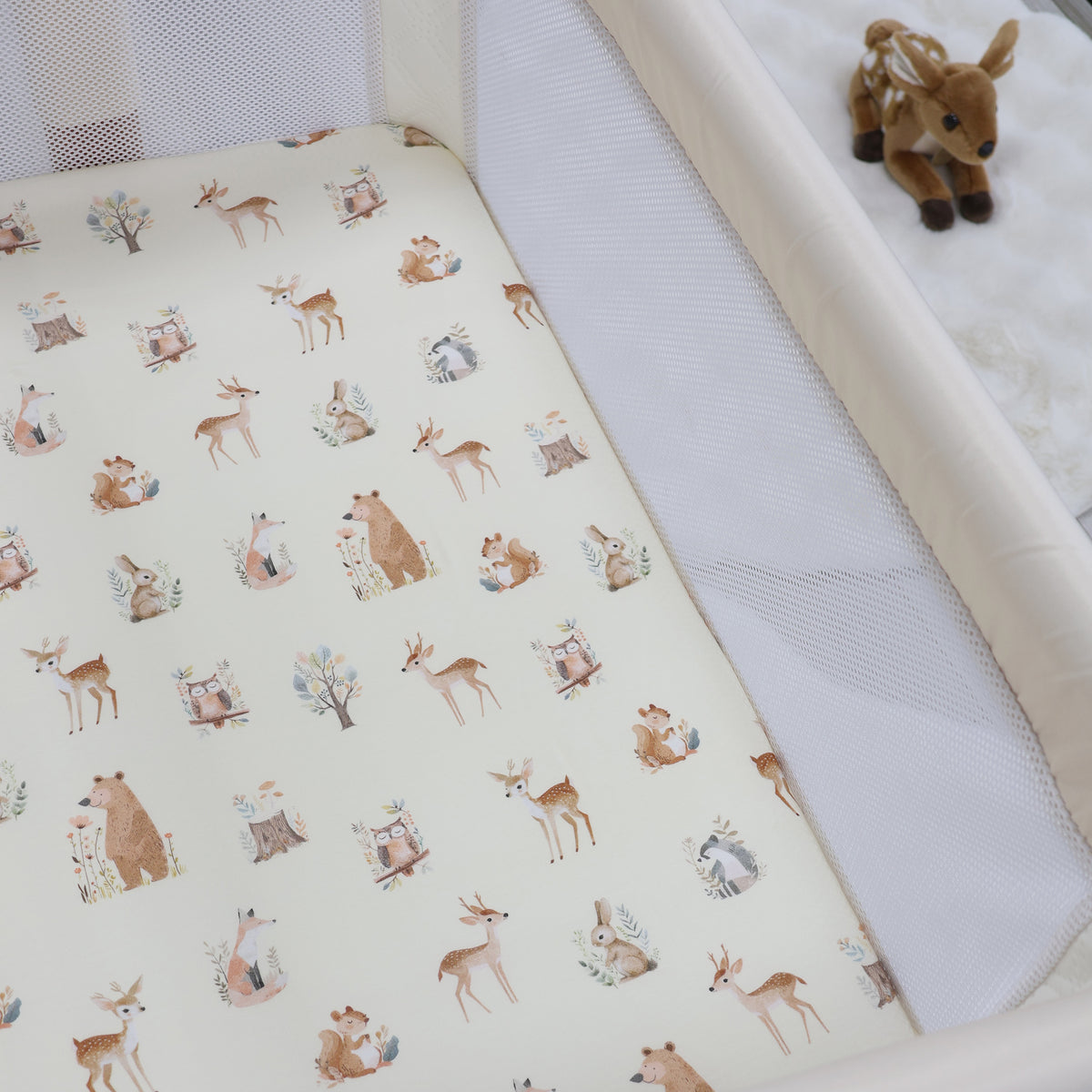 Bubba Blue Enchanted Jersey Bedside Sleeper Fitted Sheet