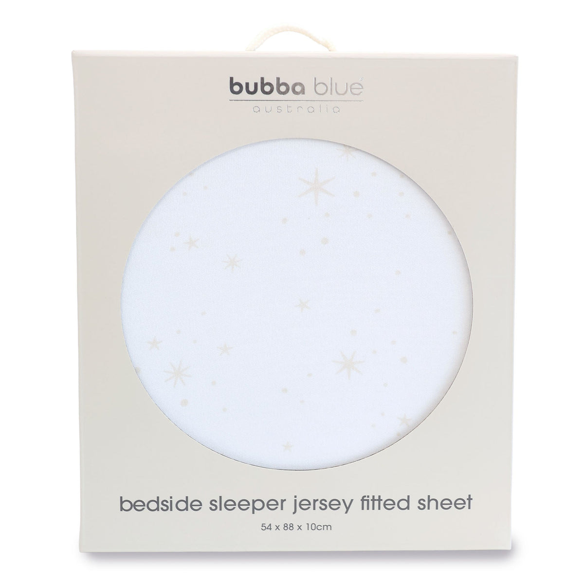 Bubba Blue Twinkle Twinkle Jersey Bedside Sleeper Fitted Sheet