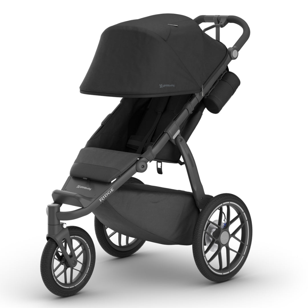Black stroller canopy