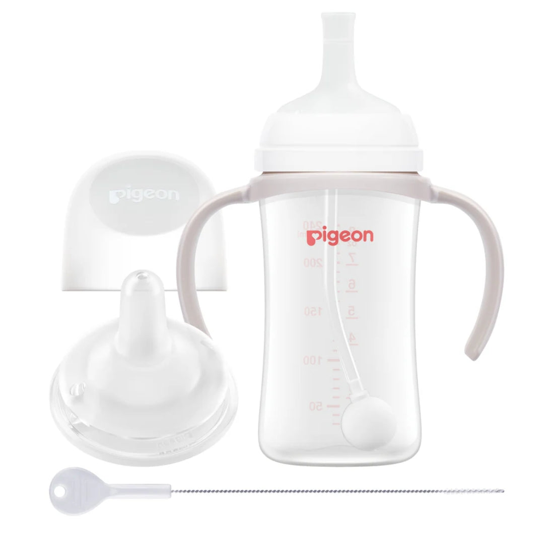 Pigeon Softouch BPP Step-Up Straw Bottle Set 240ml
