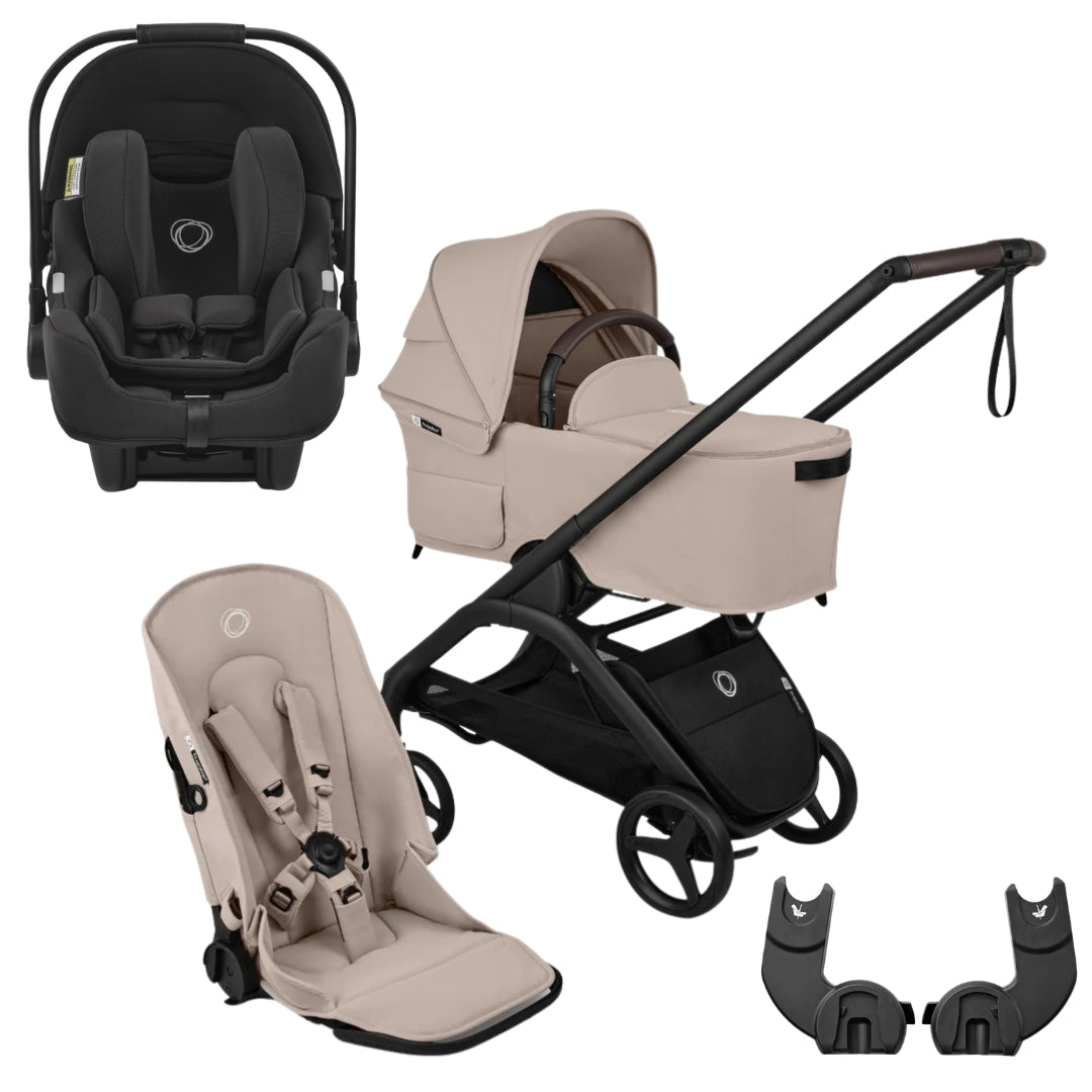 Bugaboo Dragonfly Plus Pram + Bassinet + Capsule Bundle