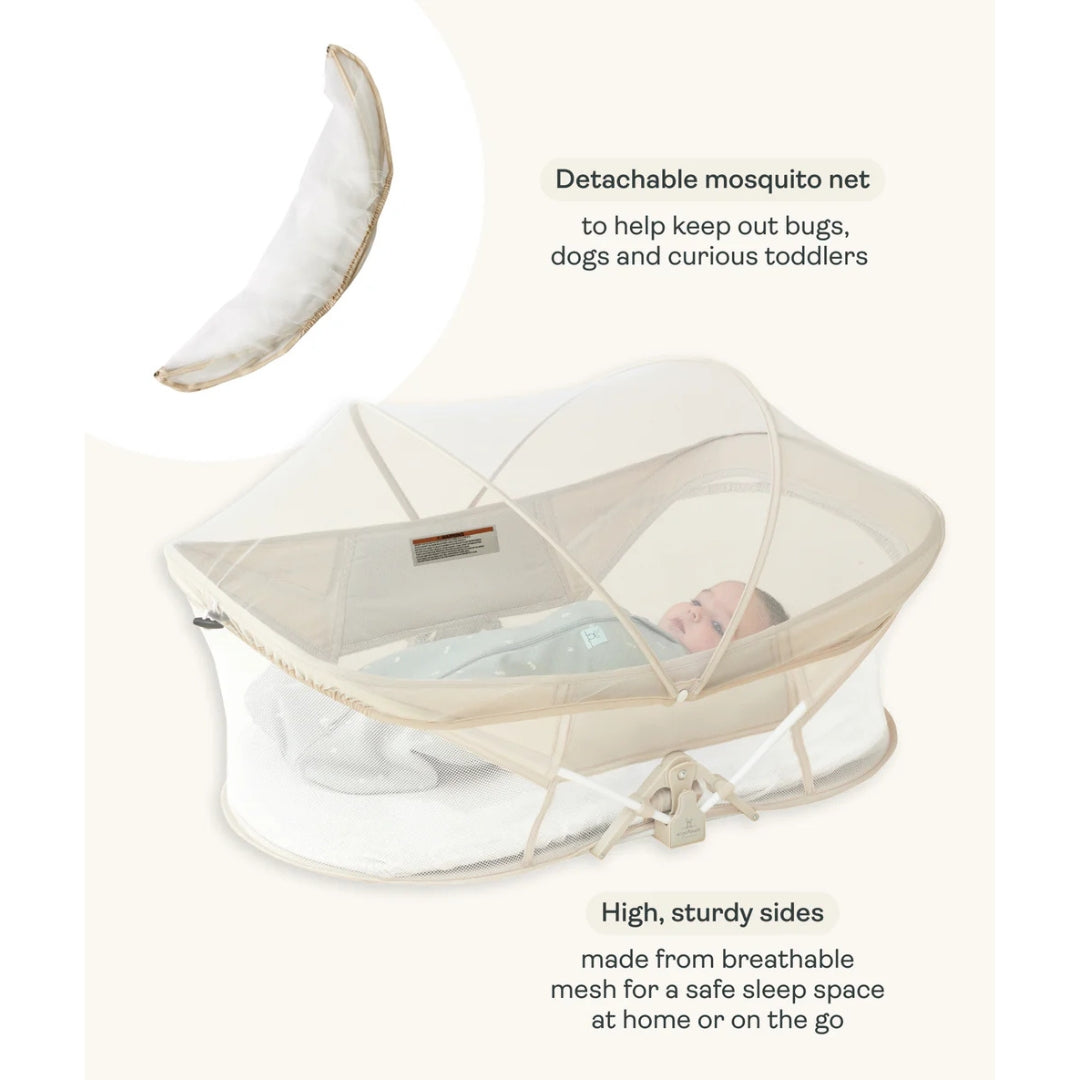 Crib with Mosquito Net