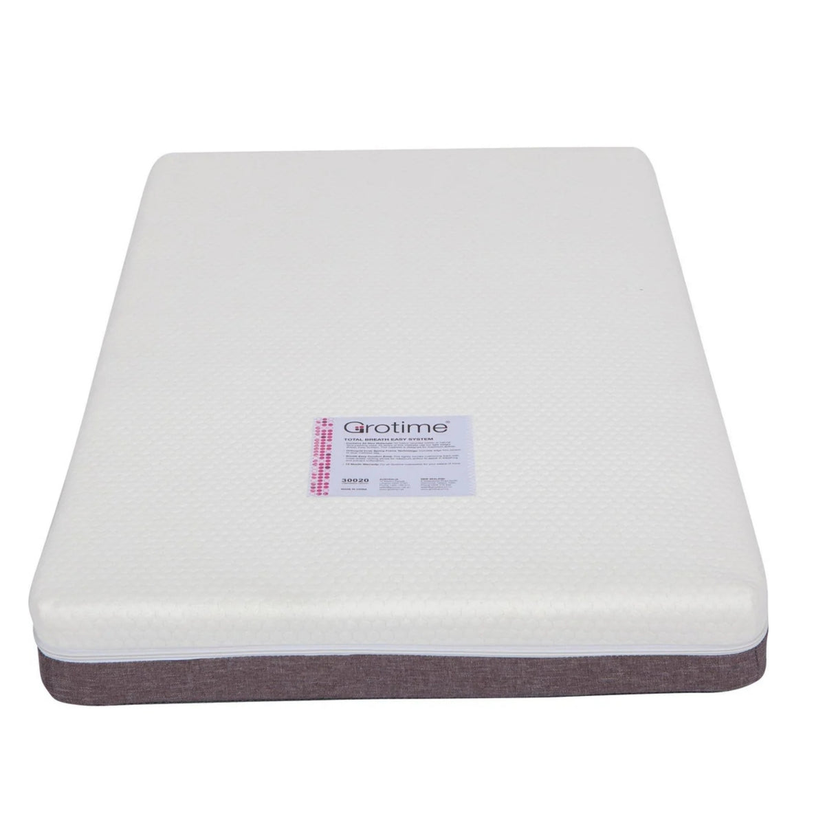 Grotime M690S100 Breathe Easy Cot Mattress (130 x 69 x 10cm)
