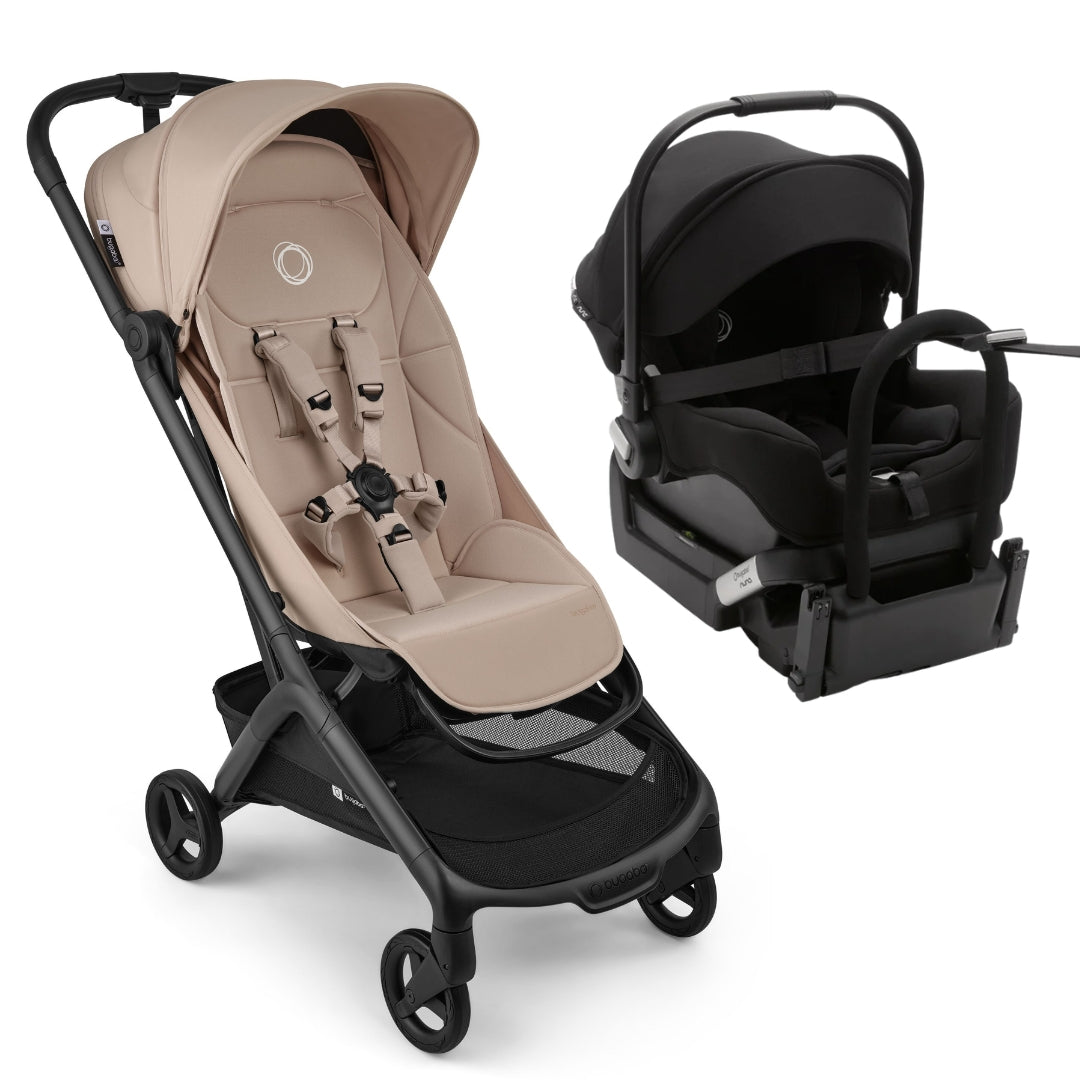 Bugaboo Butterfly 2 Plus Travel Pram + Bugaboo Turtle Car Seat & Adaptors